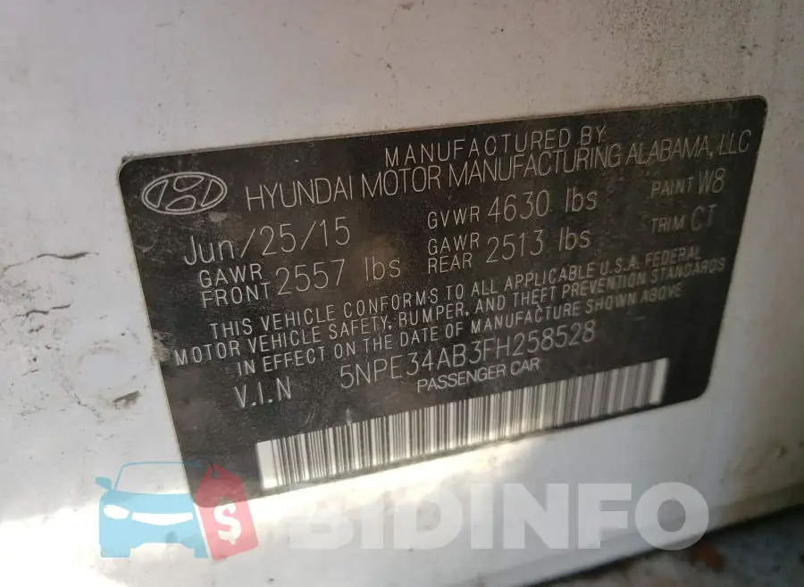5NPE34AB3FH258528 Photo# 10