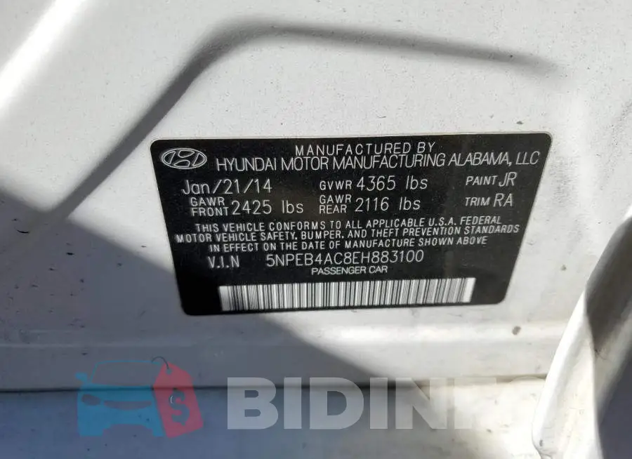 5NPEB4AC8EH883100 Photo# 10