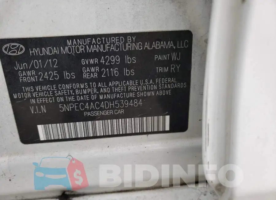 5NPEC4AC4DH539484 Photo# 10