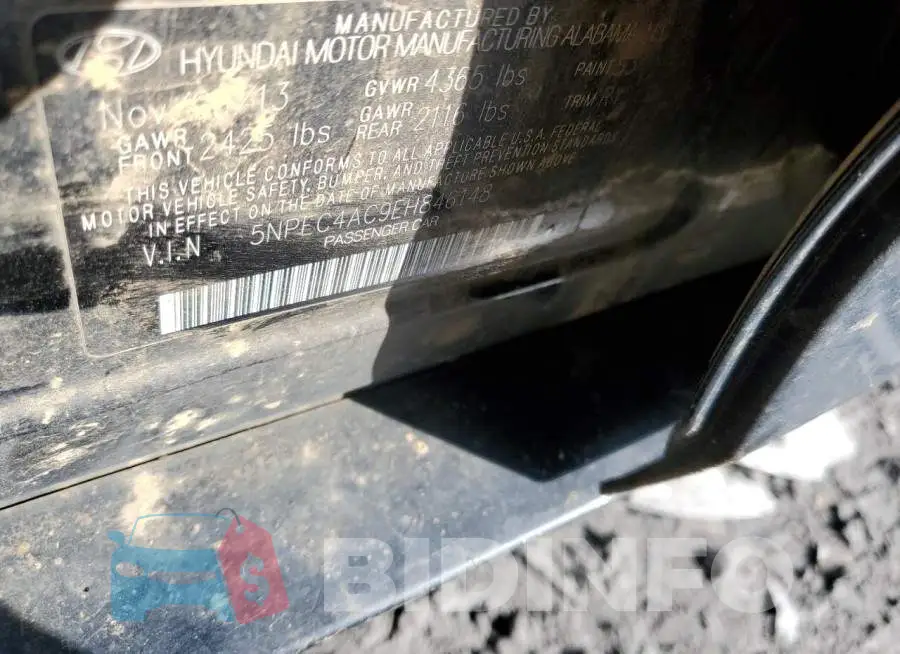 5NPEC4AC9EH846148 Photo# 12