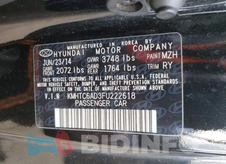 KMHTC6AD3FU222618 Photo# 10