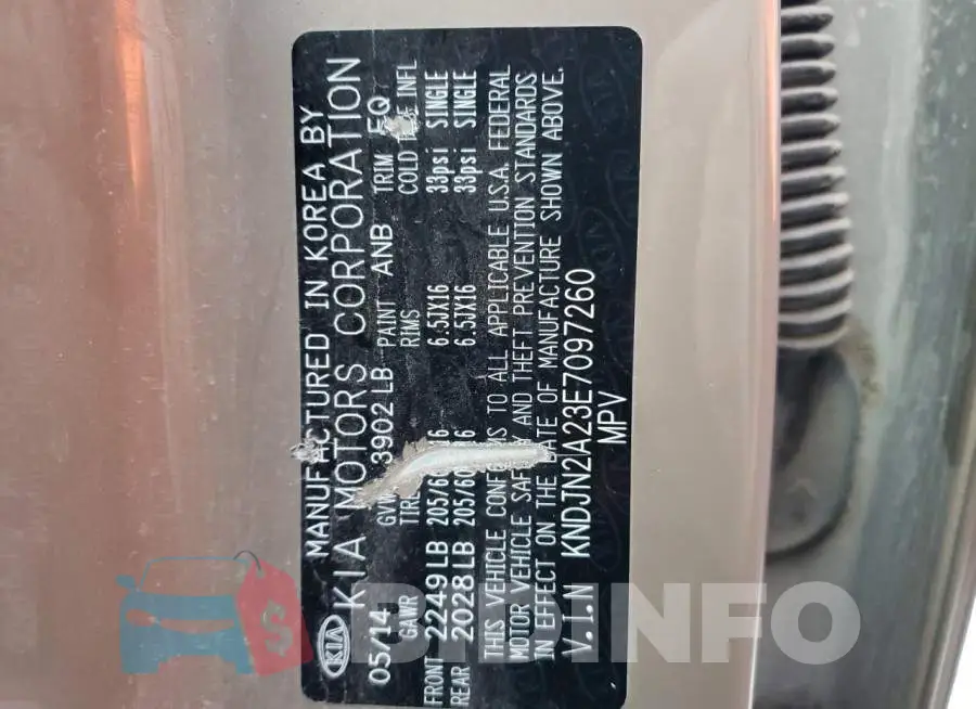 KNDJN2A23E7097260 Photo# 10