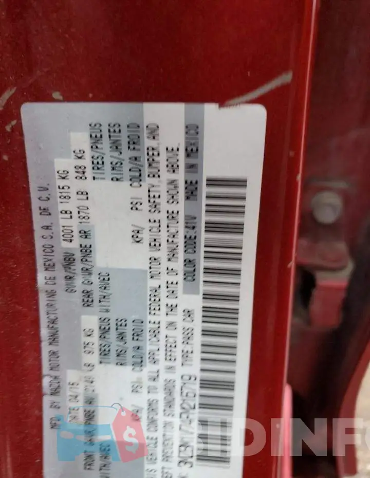 3MZBM1V74FM216719 Photo# 12
