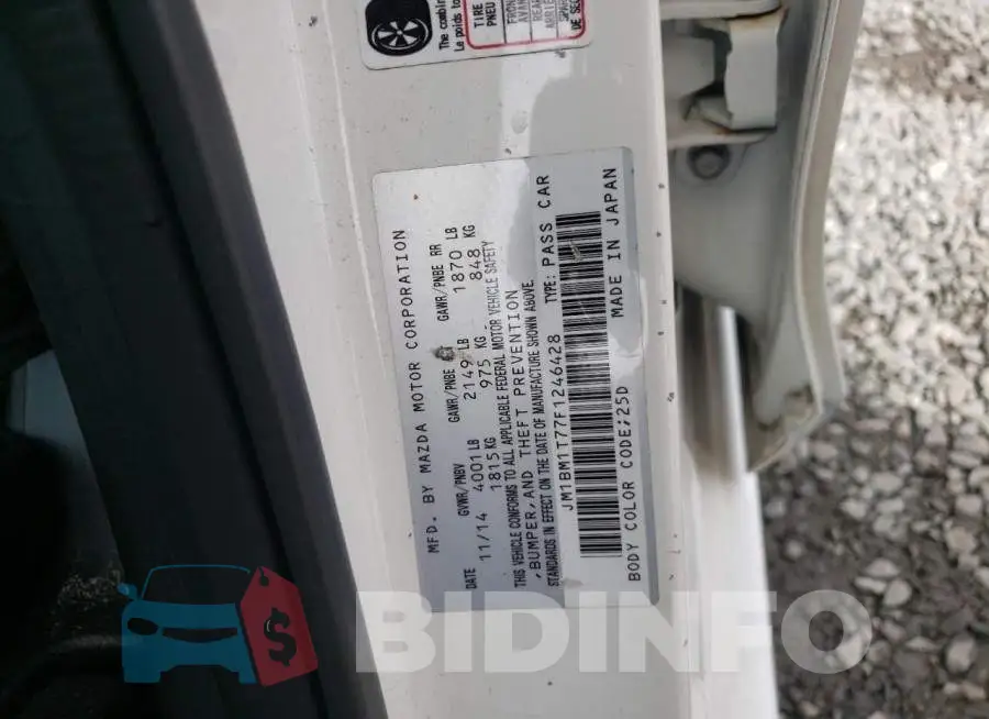 JM1BM1T77F1246428 Photo# 10
