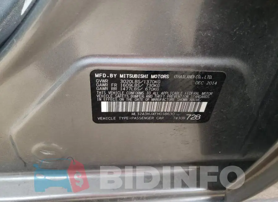 ML32A3HJXFH038630 Photo# 12