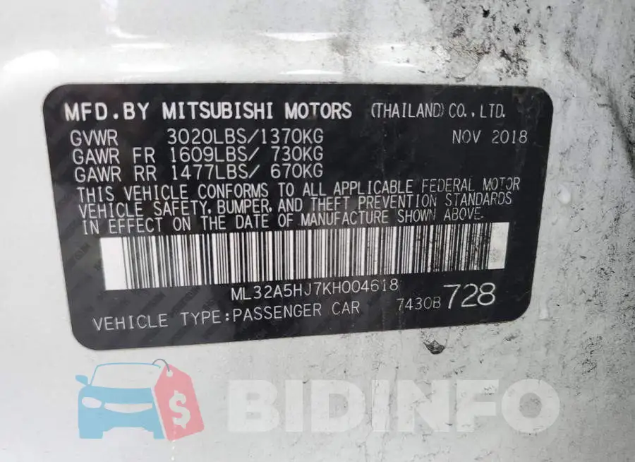 ML32A5HJ7KH004618 Photo# 10