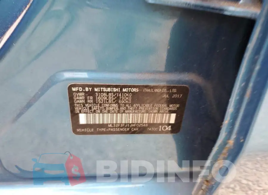 ML32F3FJ1JHF02548 Photo# 10