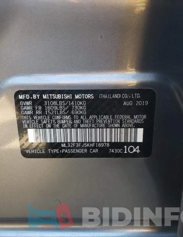 ML32F3FJ5KHF18978 Photo# 10