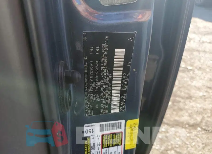 5TDDK3DCXFS116197 Photo# 10