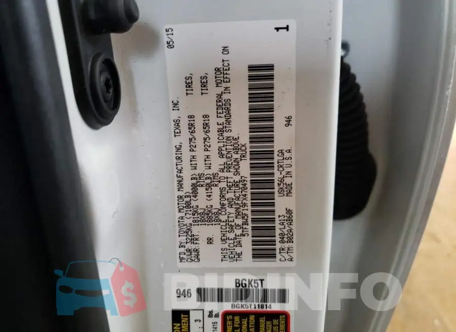 5TFBW5F19FX470497 Photo# 10
