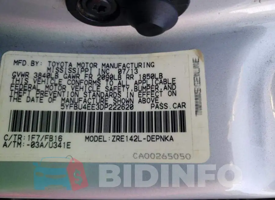 5YFBU4EE3DP222620 Photo# 12