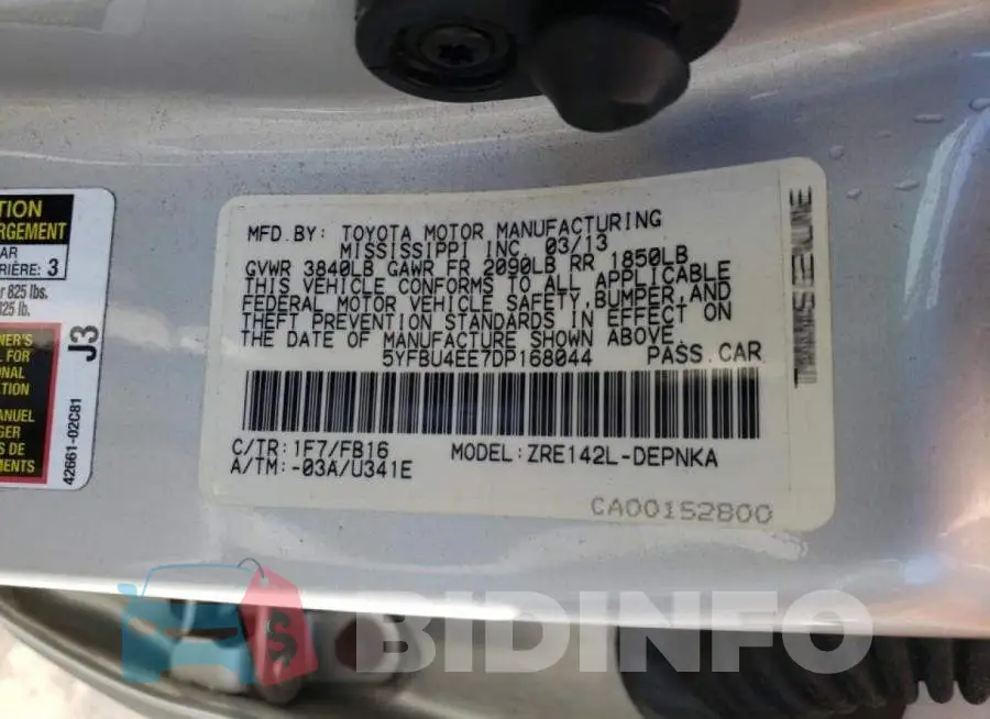 5YFBU4EE7DP168044 Photo# 10