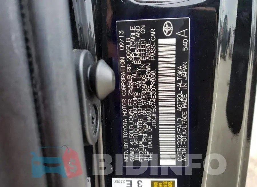 JTKJF5C74E3079888 Photo# 13