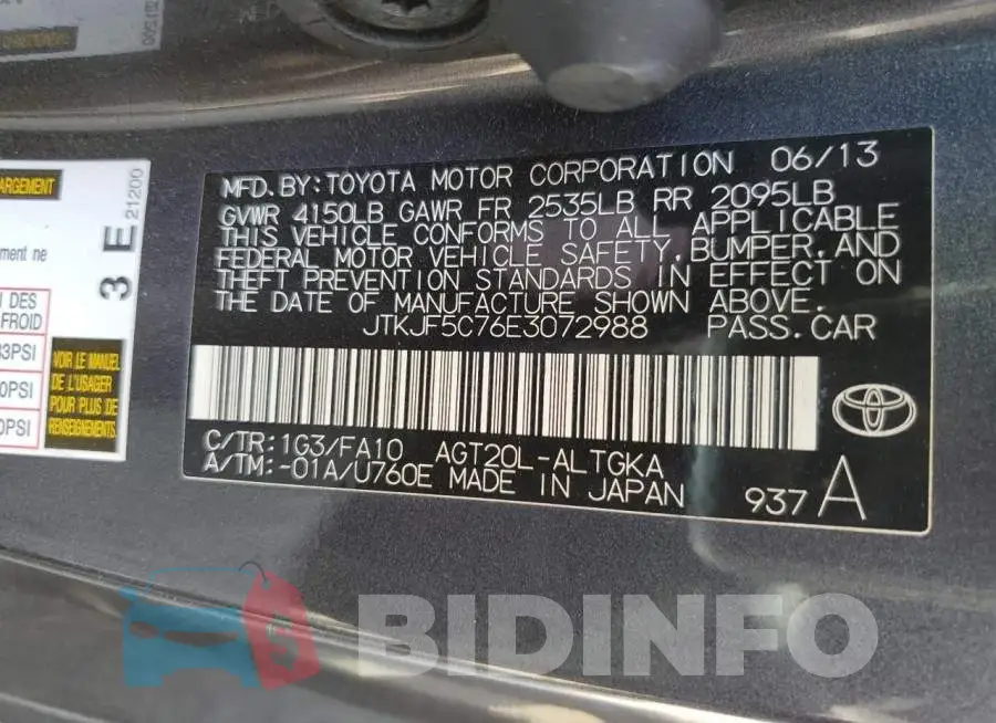 JTKJF5C76E3072988 Photo# 10