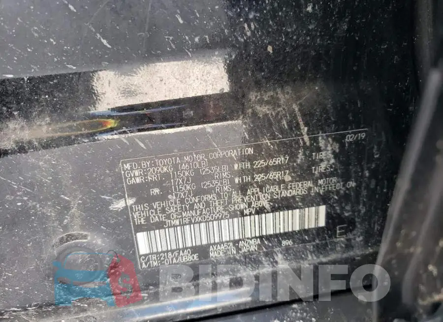 JTMW1RFVXKD509975 Photo# 10