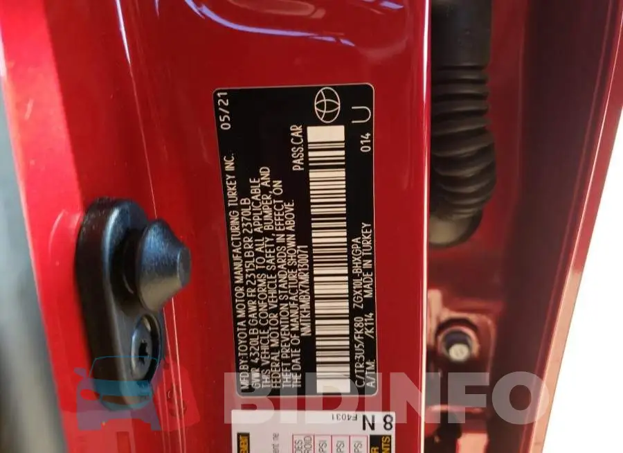 NMTKHMBX7MR130071 Photo# 10