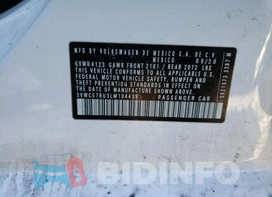3VWC57BU3LM104438 Photo# 13