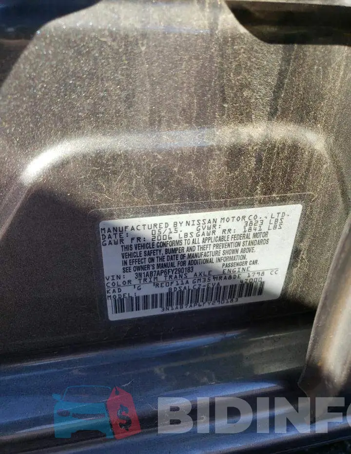 3N1AB7AP6FY290183 Photo# 12