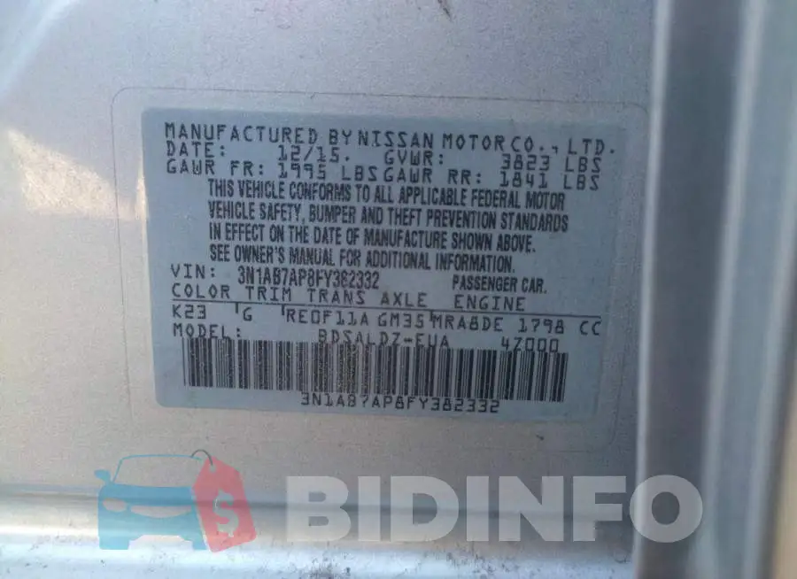 3N1AB7AP8FY382332 Photo# 13