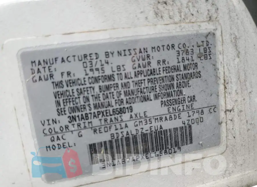 3N1AB7APXEL658019 Photo# 10