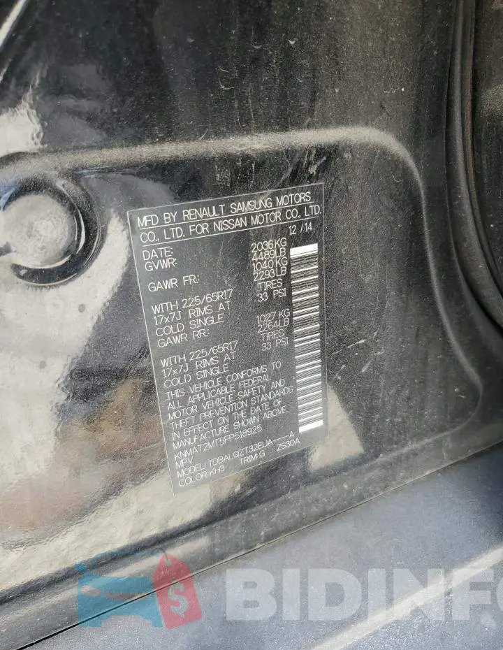 KNMAT2MT5FP518925 Photo# 10