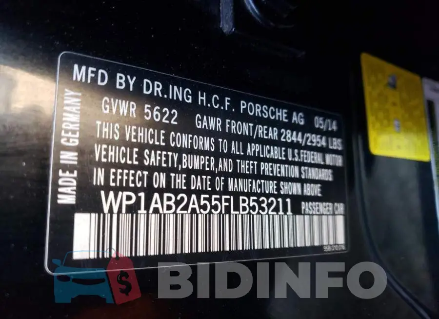 WP1AB2A55FLB53211 Photo# 10