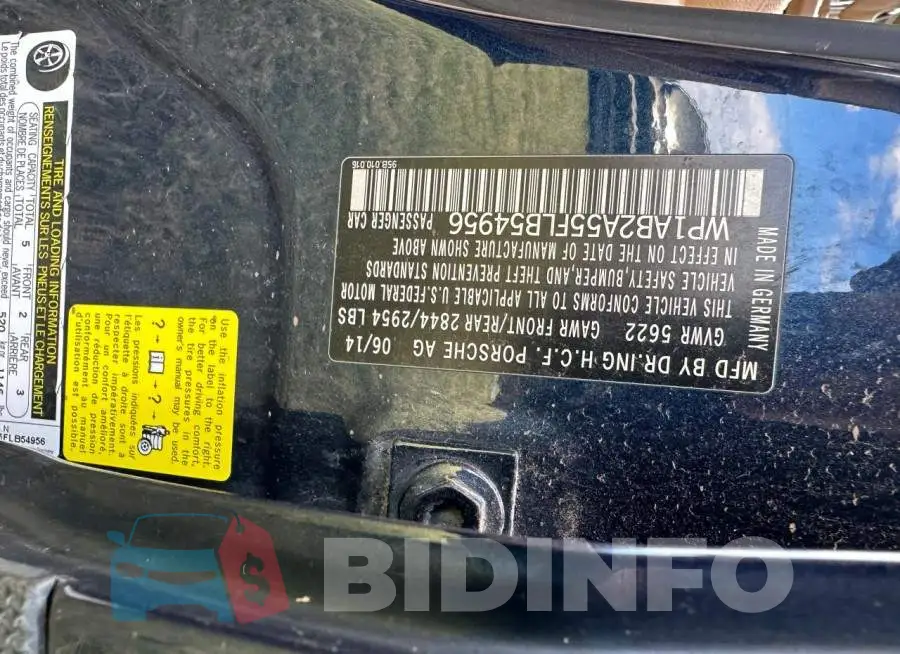WP1AB2A55FLB54956 Photo# 8