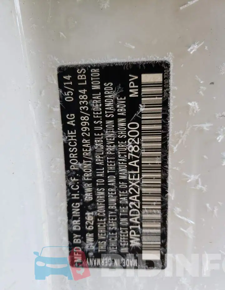 WP1AD2A2XELA78200 Photo# 13