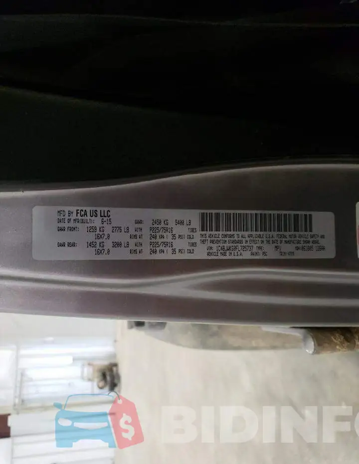 1C4BJWKG0FL725737 Photo# 10