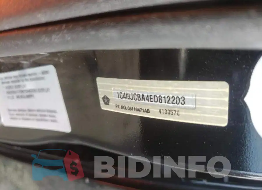 1C4NJCBA4ED812203 Photo# 10