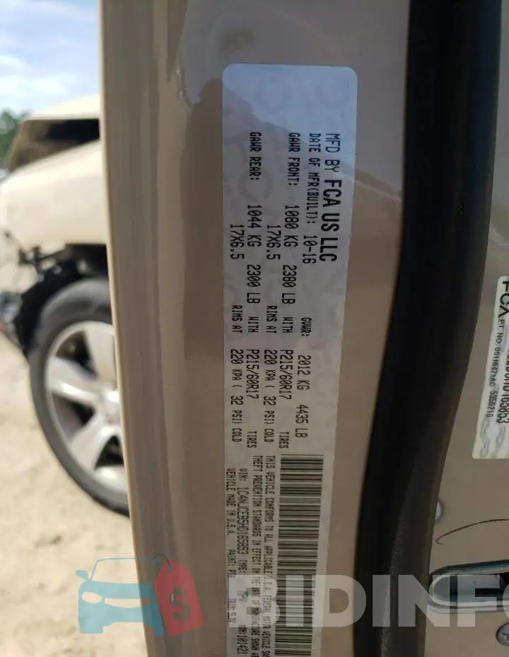 1C4NJCEB5HD165853 Photo# 10