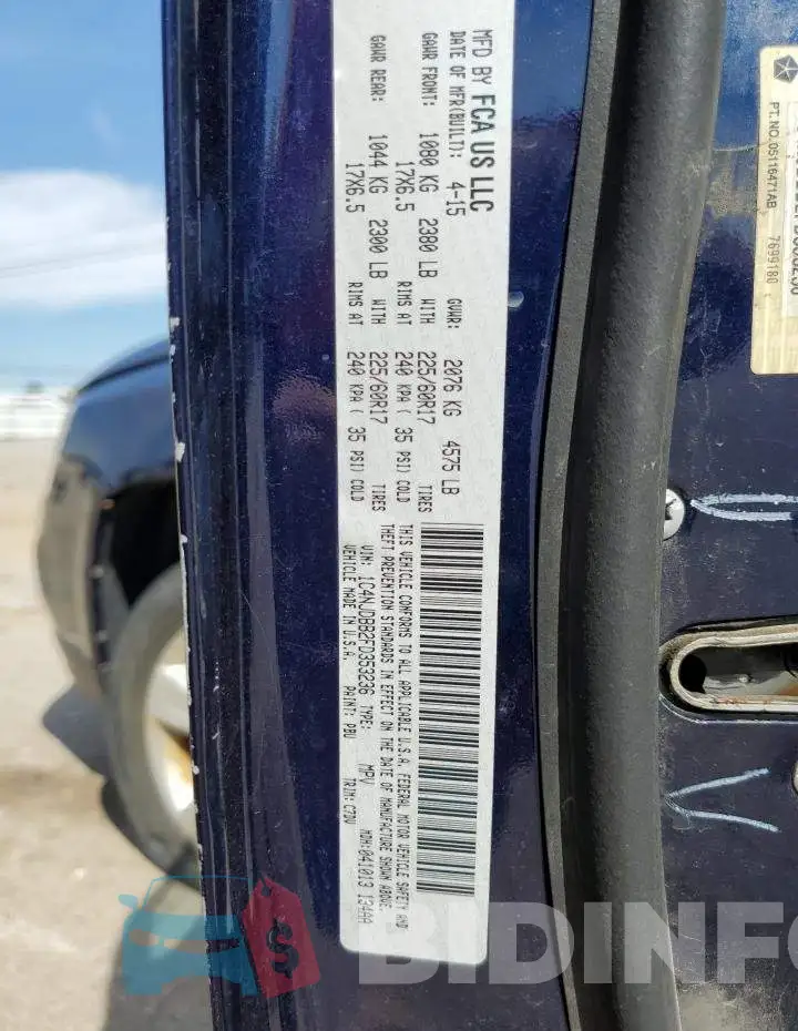 1C4NJDBB2FD353236 Photo# 10