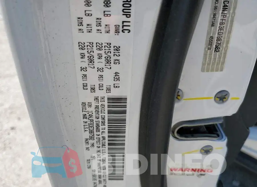 1C4NJPFB3ED887582 Photo# 10