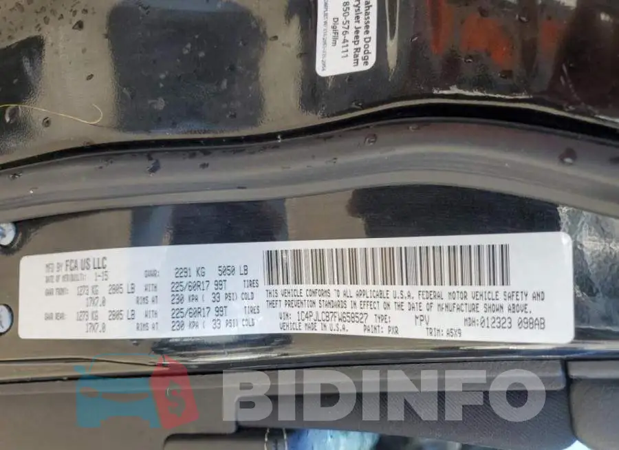 1C4PJLCB7FW658527 Photo# 10