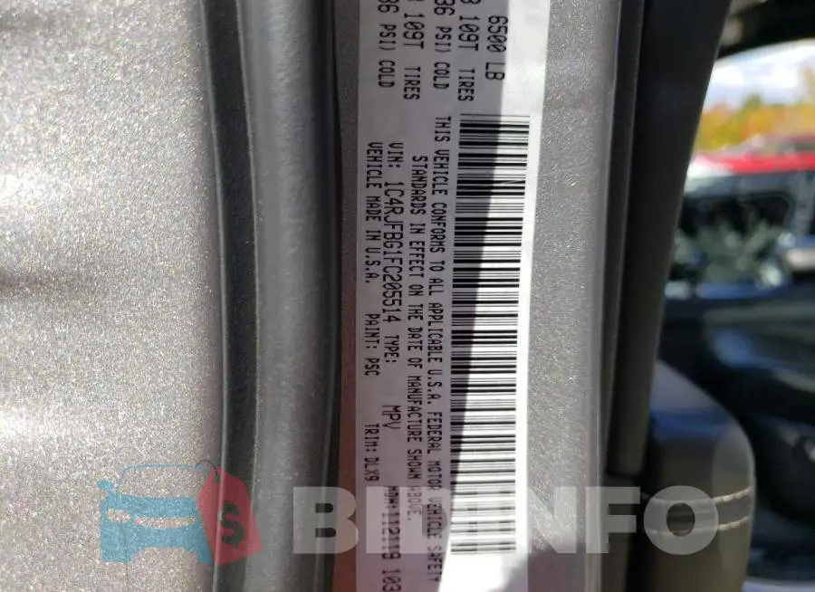 1C4RJFBG1FC205514 Photo# 10