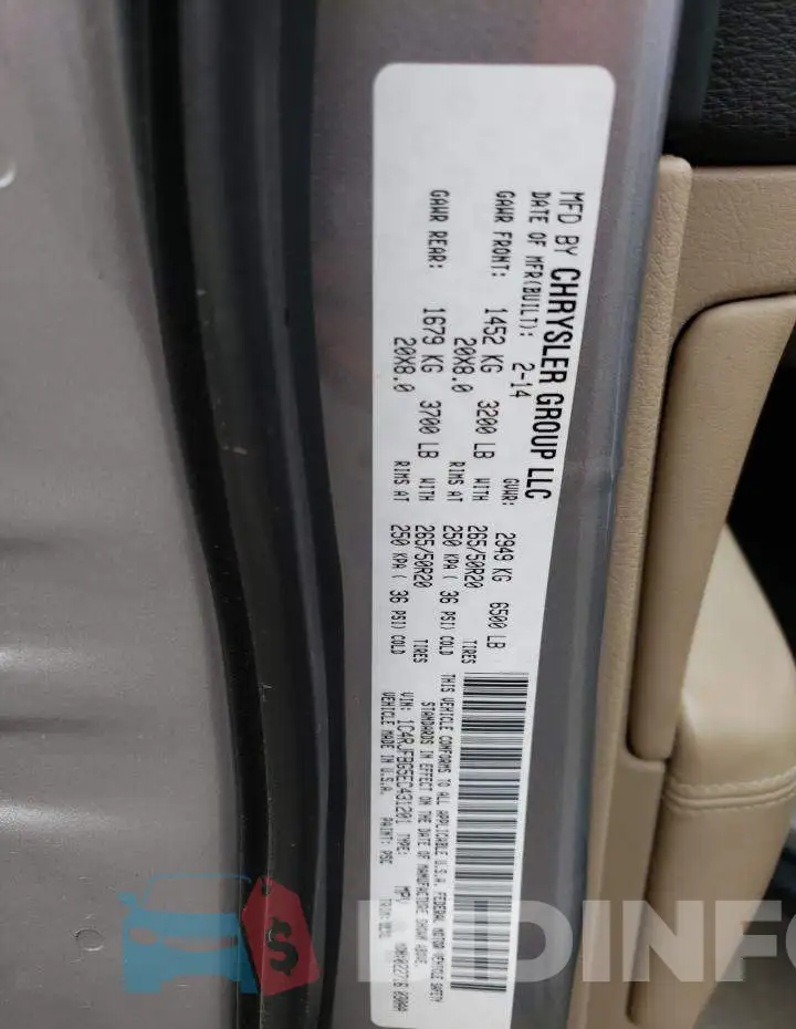 1C4RJFBG5EC431201 Photo# 10