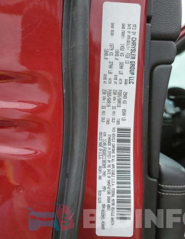 1C4RJFBG6EC138309 Photo# 14
