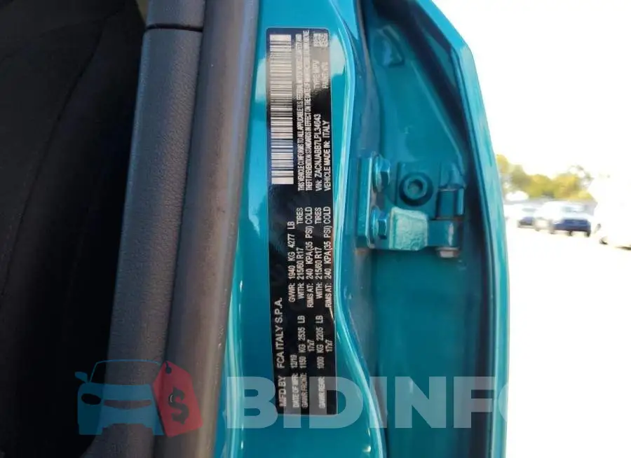 ZACNJABB7LPL34643 Photo# 10