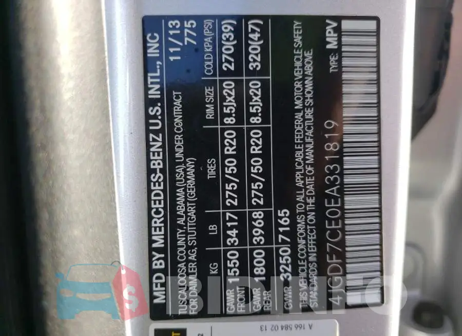 4JGDF7CE0EA331819 Photo# 10