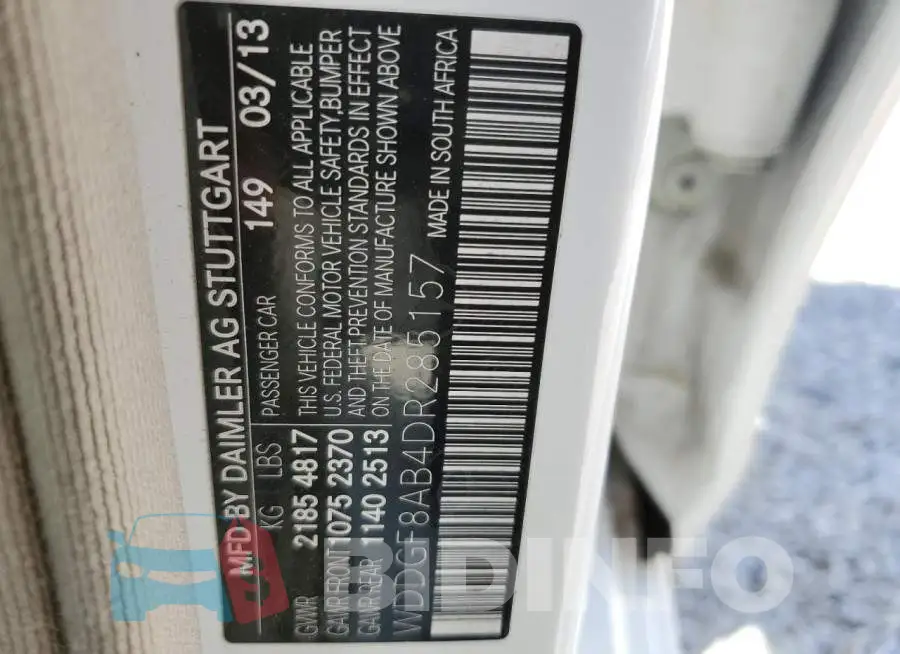 WDDGF8AB4DR285157 Photo# 10