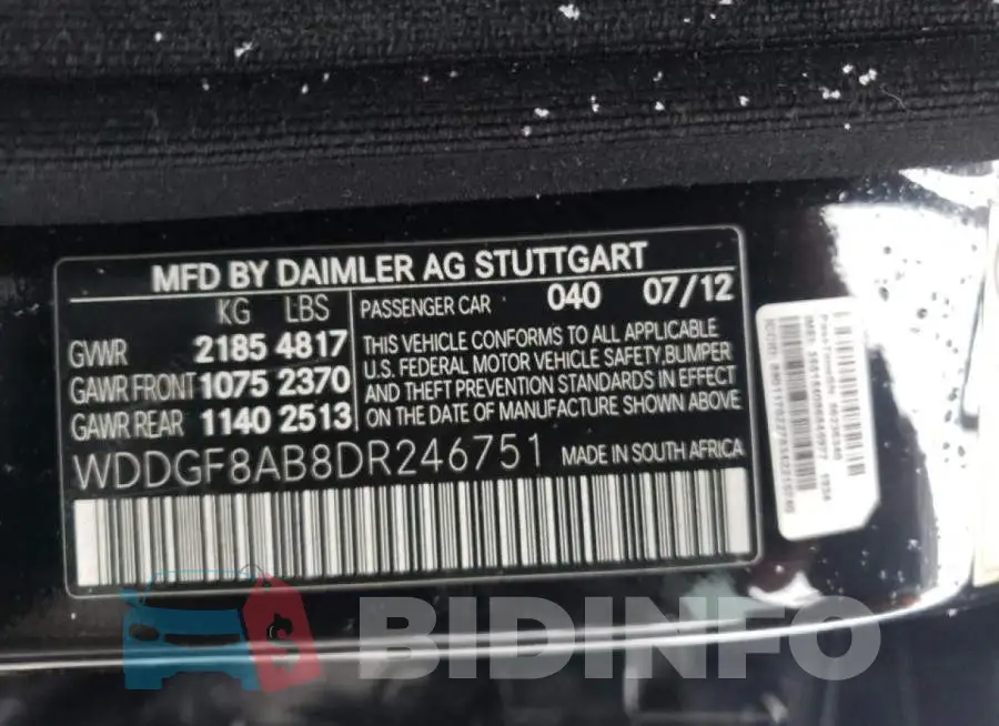 WDDGF8AB8DR246751 Photo# 10