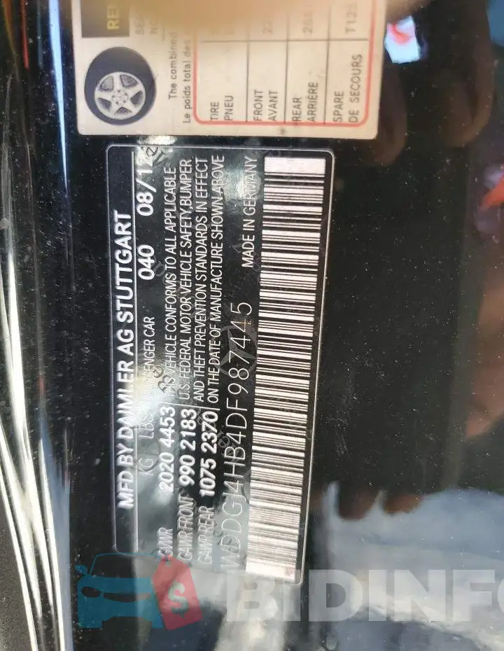 WDDGJ4HB4DF987445 Photo# 10