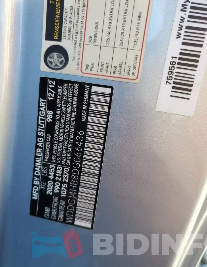 WDDGJ4HB8DG066436 Photo# 12