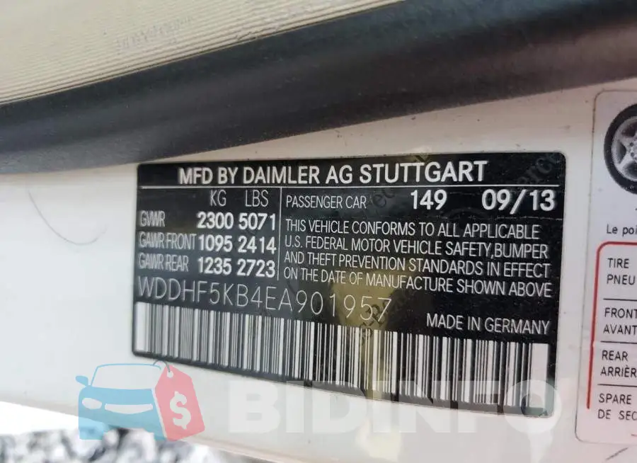 WDDHF5KB4EA901957 Photo# 10