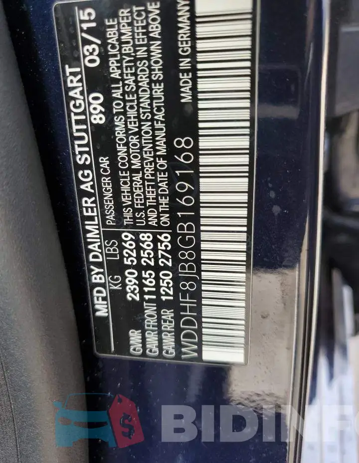 WDDHF8JB8GB169168 Photo# 12
