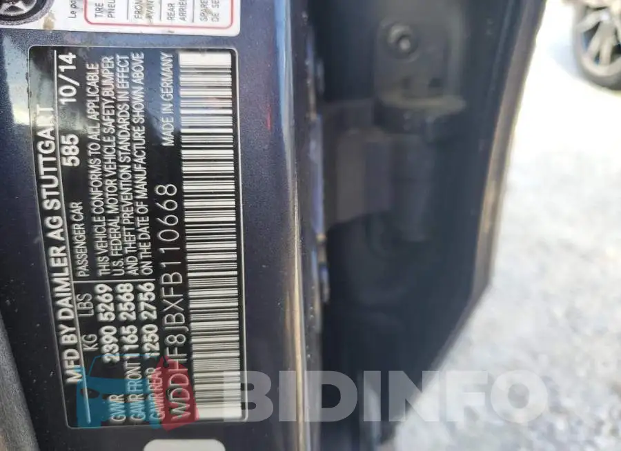 WDDHF8JBXFB110668 Photo# 10
