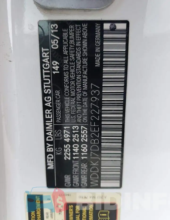 WDDKJ7DB2EF227937 Photo# 10