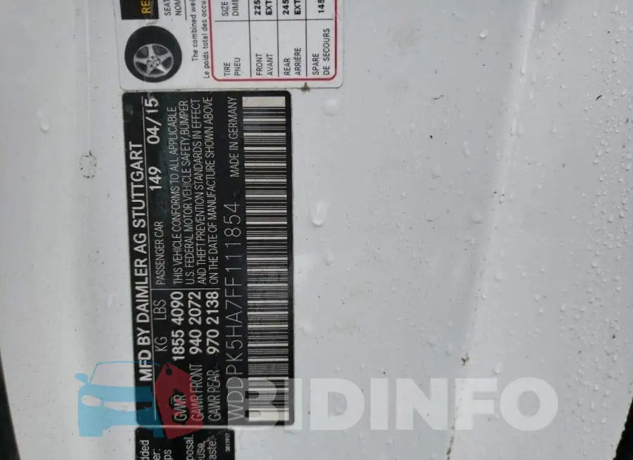 WDDPK5HA7FF111854 Photo# 10