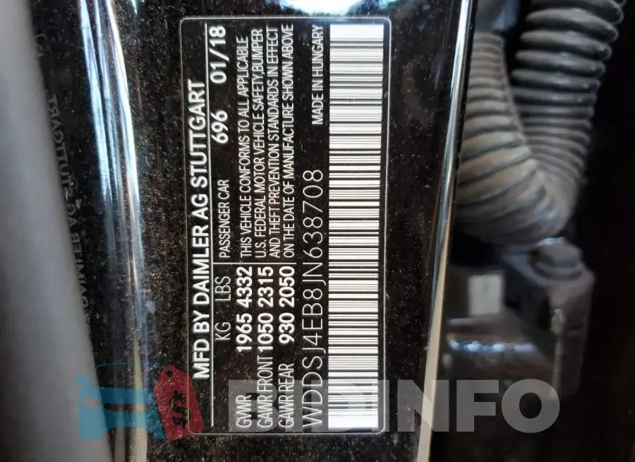 WDDSJ4EB8JN638708 Photo# 10