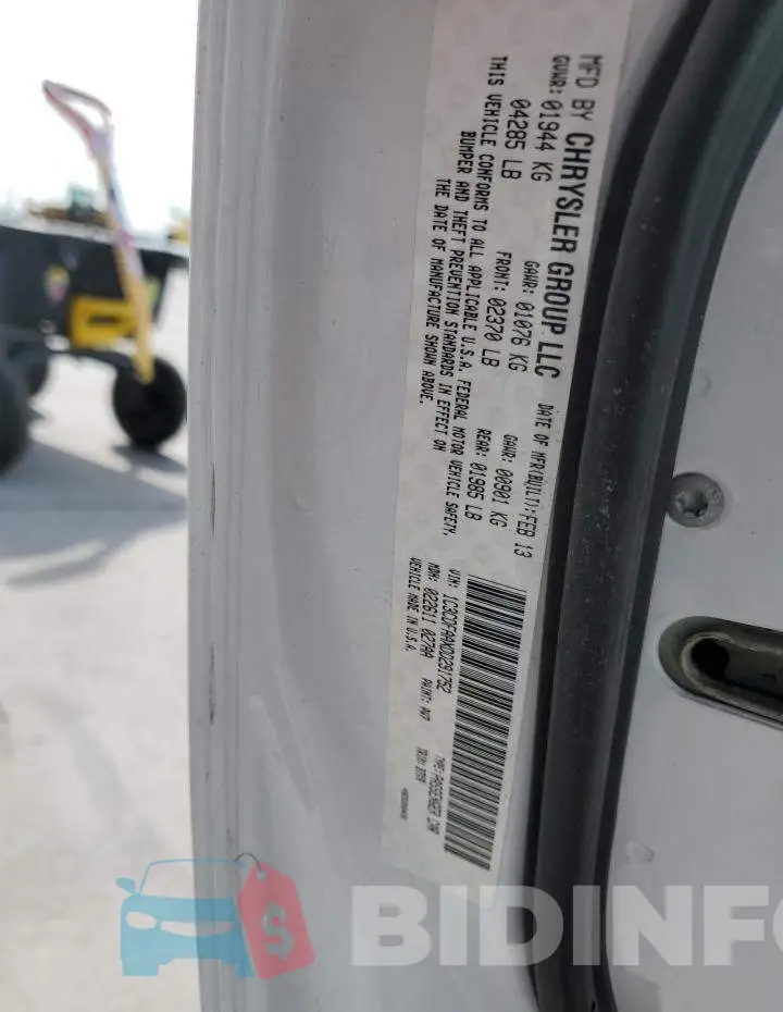1C3CDFAAXDD291752 Photo# 10